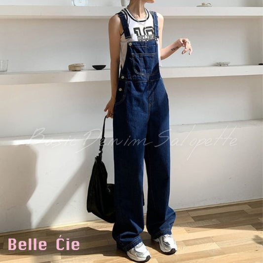 Overalls/ベーシックデニムサロペット ST/No.27742