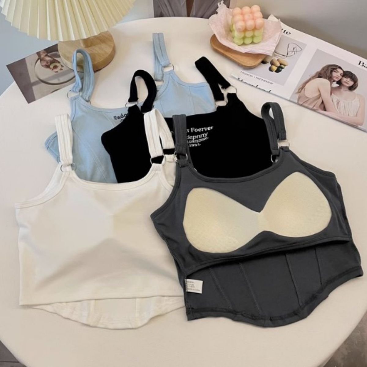 Tops/リングデザインキャミブラトップ ST/No.27749