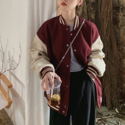 Jacket/バイカラーベーシックブルゾン ST/No.27759