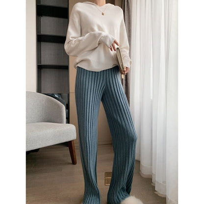 Pants/リラックスリブニットパンツ ST/No.27762
