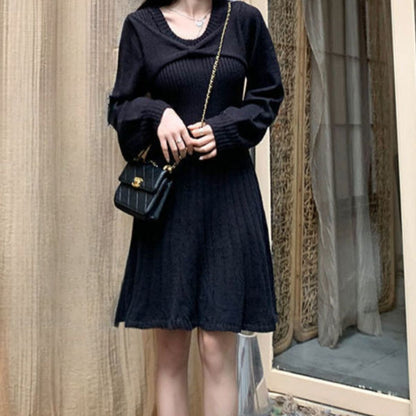 Dress/リボンニットワンピース ST/No.27799