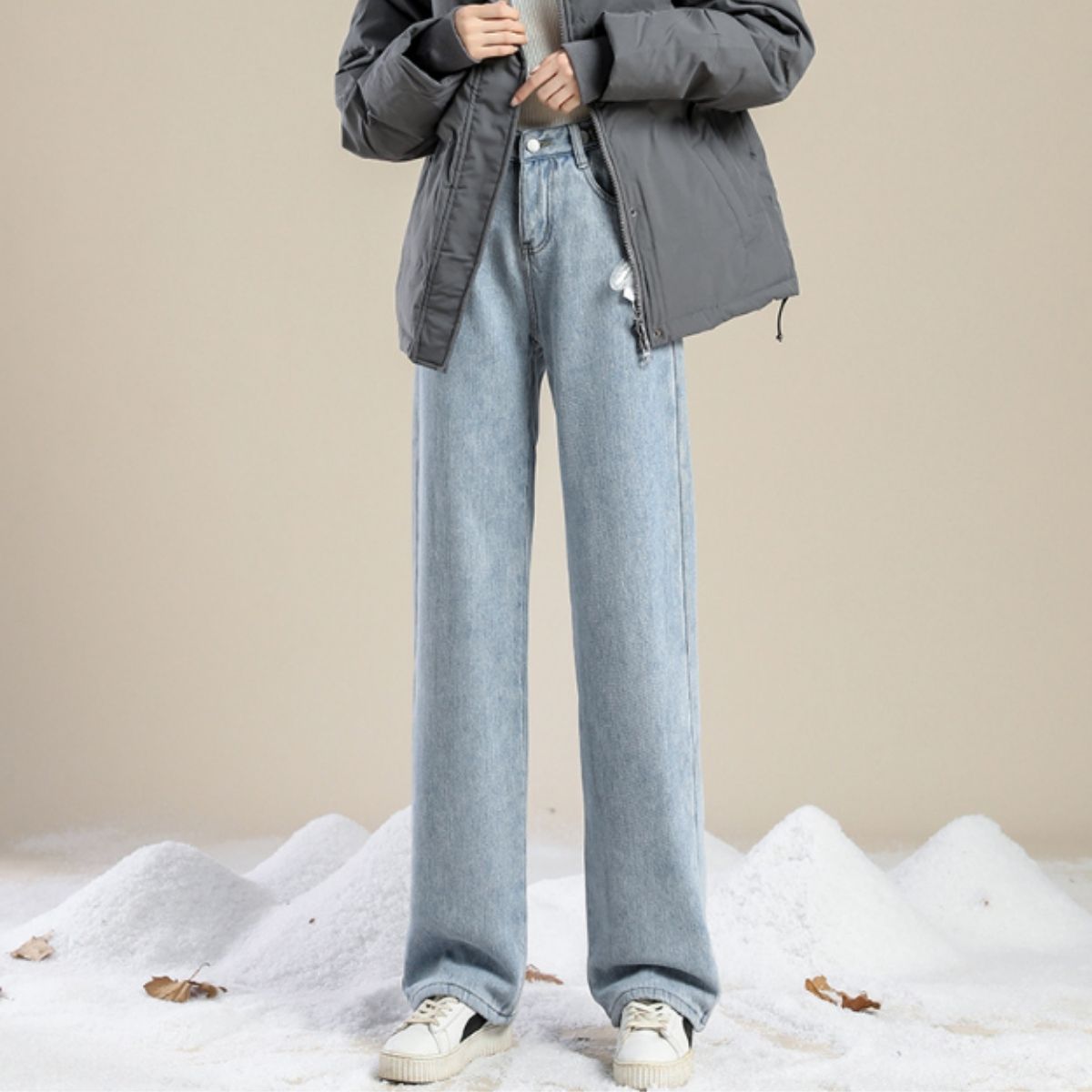 Pants/裏起毛ワイドロングパンツ ST/No.27801