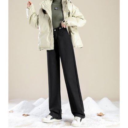 Pants/裏起毛ワイドロングパンツ ST/No.27801
