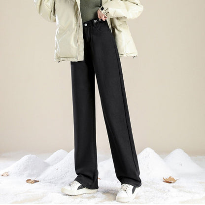 Pants/裏起毛ワイドロングパンツ ST/No.27801