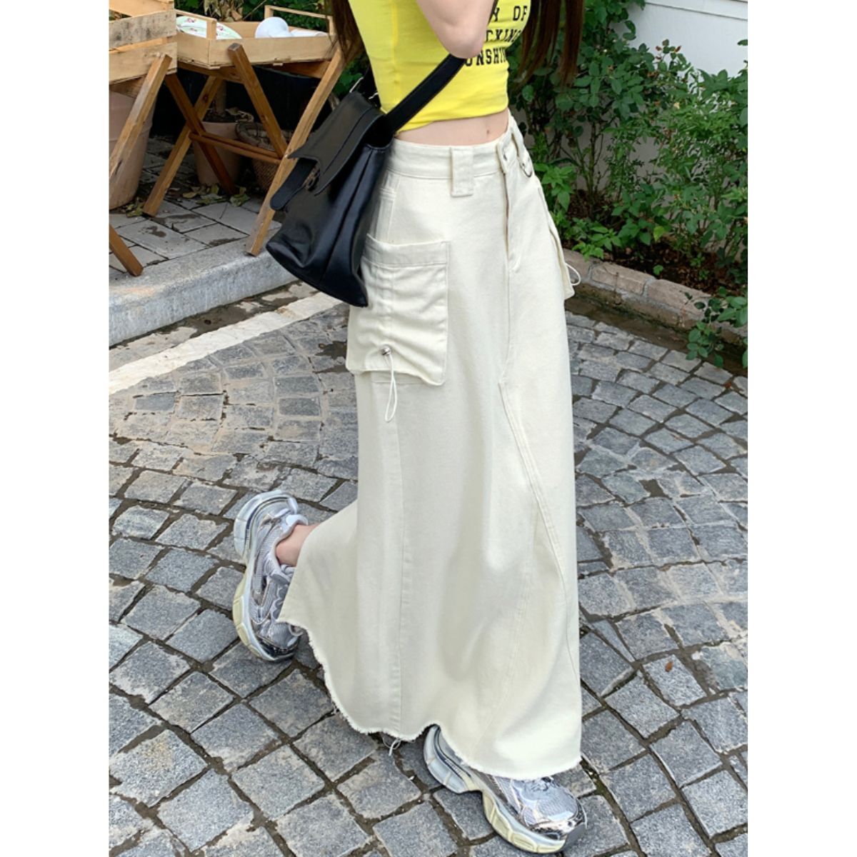 Skirt/ツイルカーゴロングスカート ST/No.27860