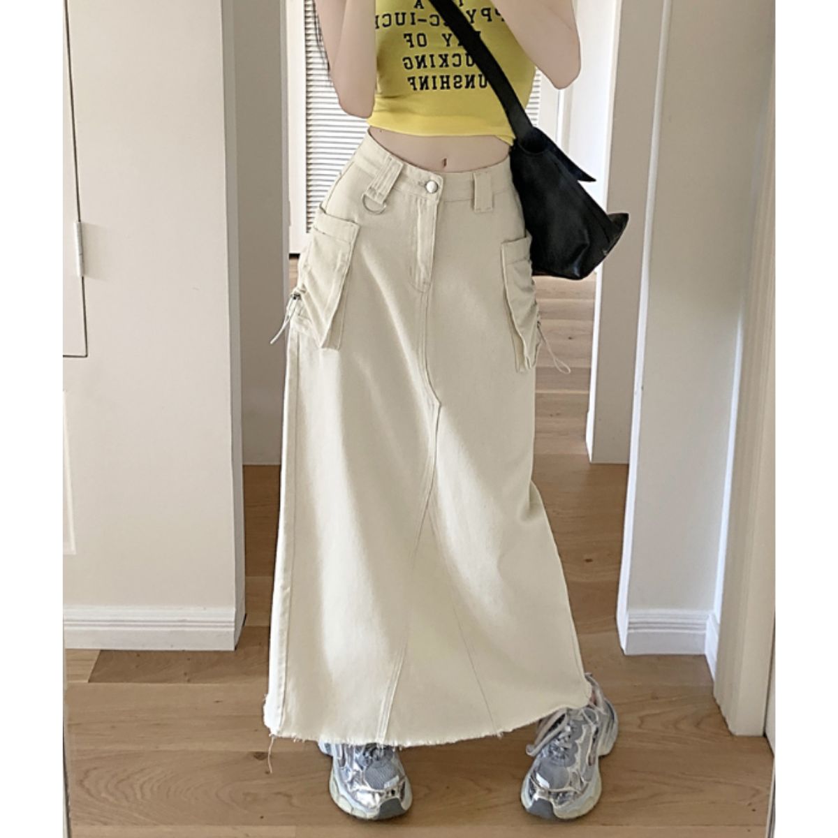 Skirt/ツイルカーゴロングスカート ST/No.27860