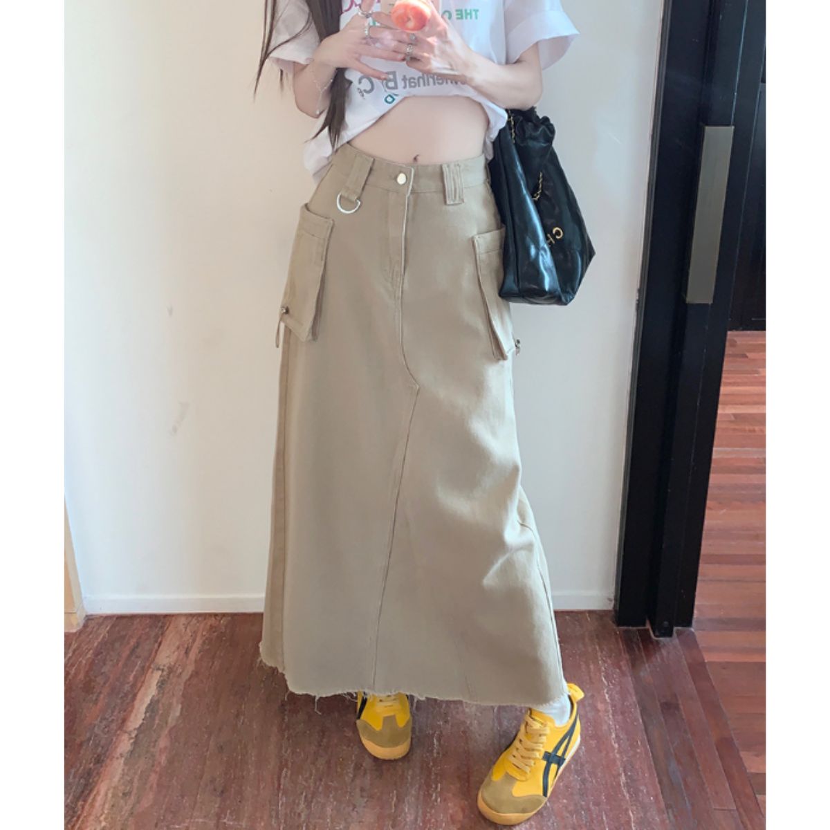 Skirt/ツイルカーゴロングスカート ST/No.27860