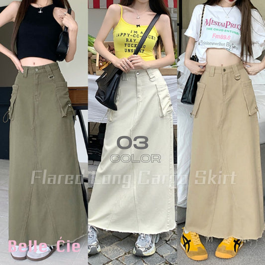 Skirt/ツイルカーゴロングスカート ST/No.27860