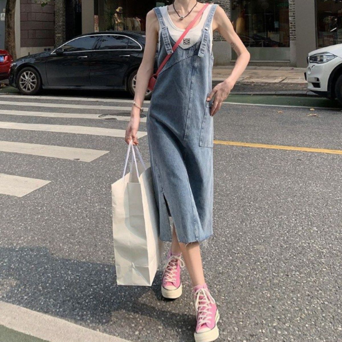 Dress/デニムジャンスカ ST/No.27876