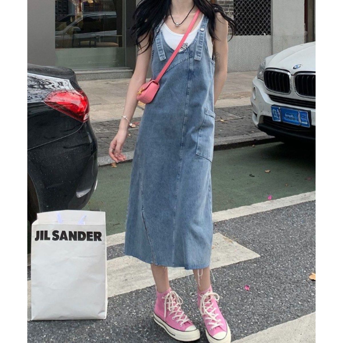 Dress/デニムジャンスカ ST/No.27876