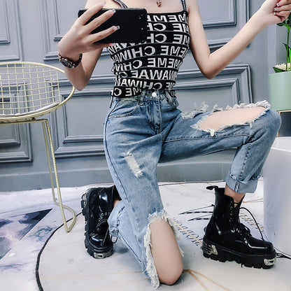 Pants/クラッシュデニムパンツ ST/No.27180