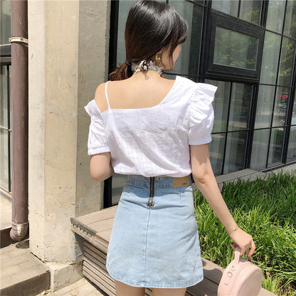 Blouse/ワンショルブラウス ST/No.27170