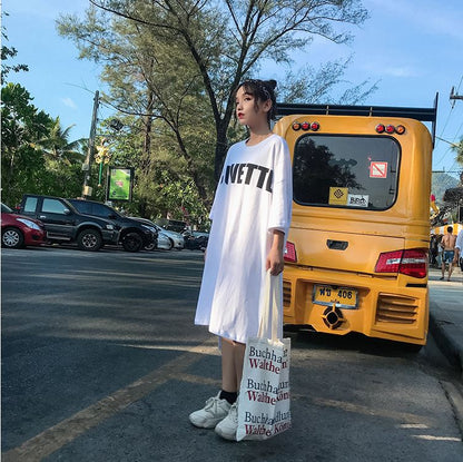 Dress/ナンバリングビッグTワンピ ST/No.27044