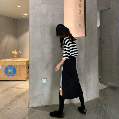 Skirt/ラインスリットスカート ST/No.27019
