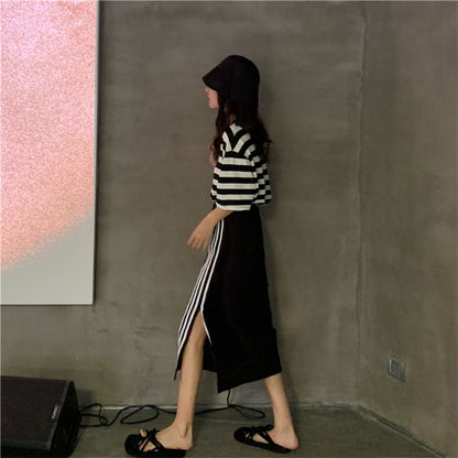 Skirt/ラインスリットスカート ST/No.27019