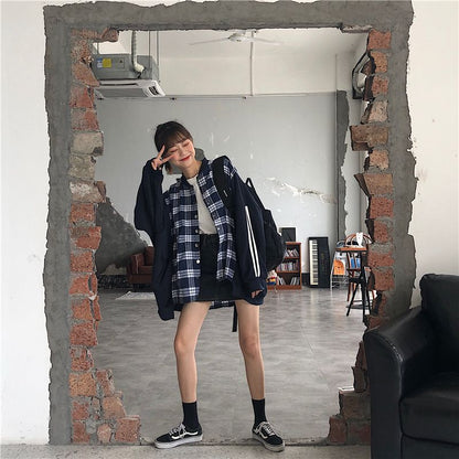 Jaket/異素材切り替えブルゾン ST/No.27079
