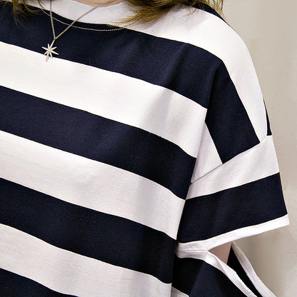 T-shirts/肩あきボーダーTシャツ ST/No.27125