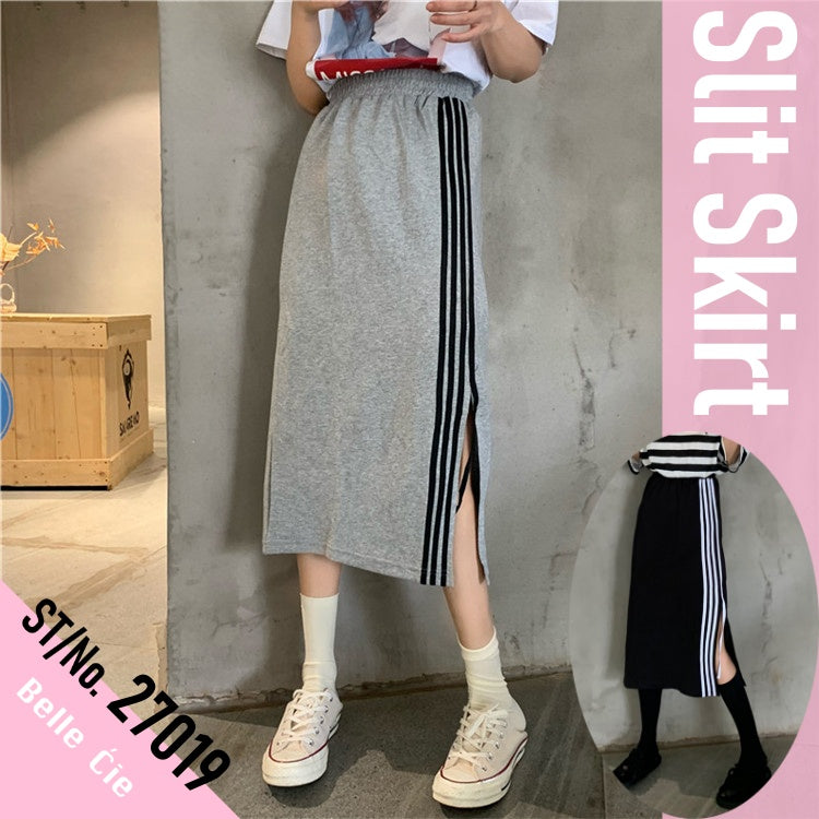 Skirt/ラインスリットスカート ST/No.27019