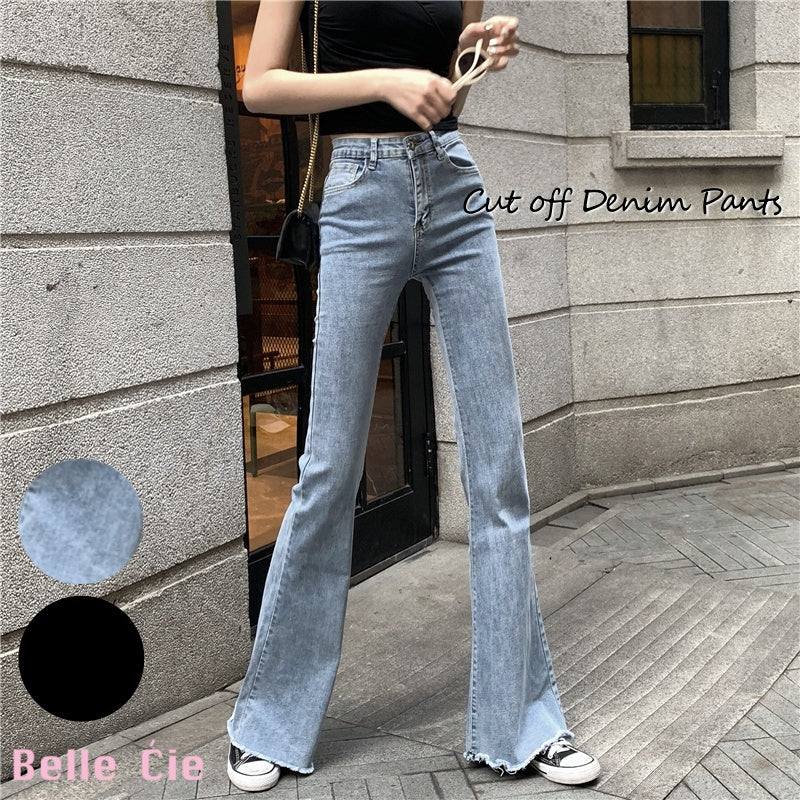 Pants/ストレッチフレアデニムパンツ ST/No.27086