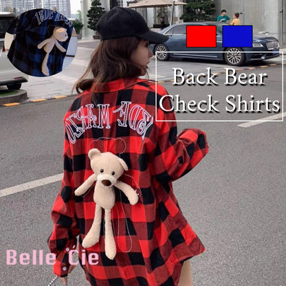 Shirts/ クマさんチェックシャツ ST/No.27206