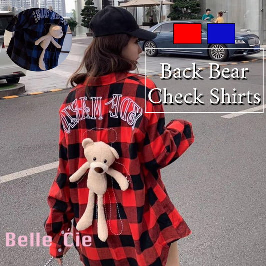 Shirts/ クマさんチェックシャツ ST/No.27206