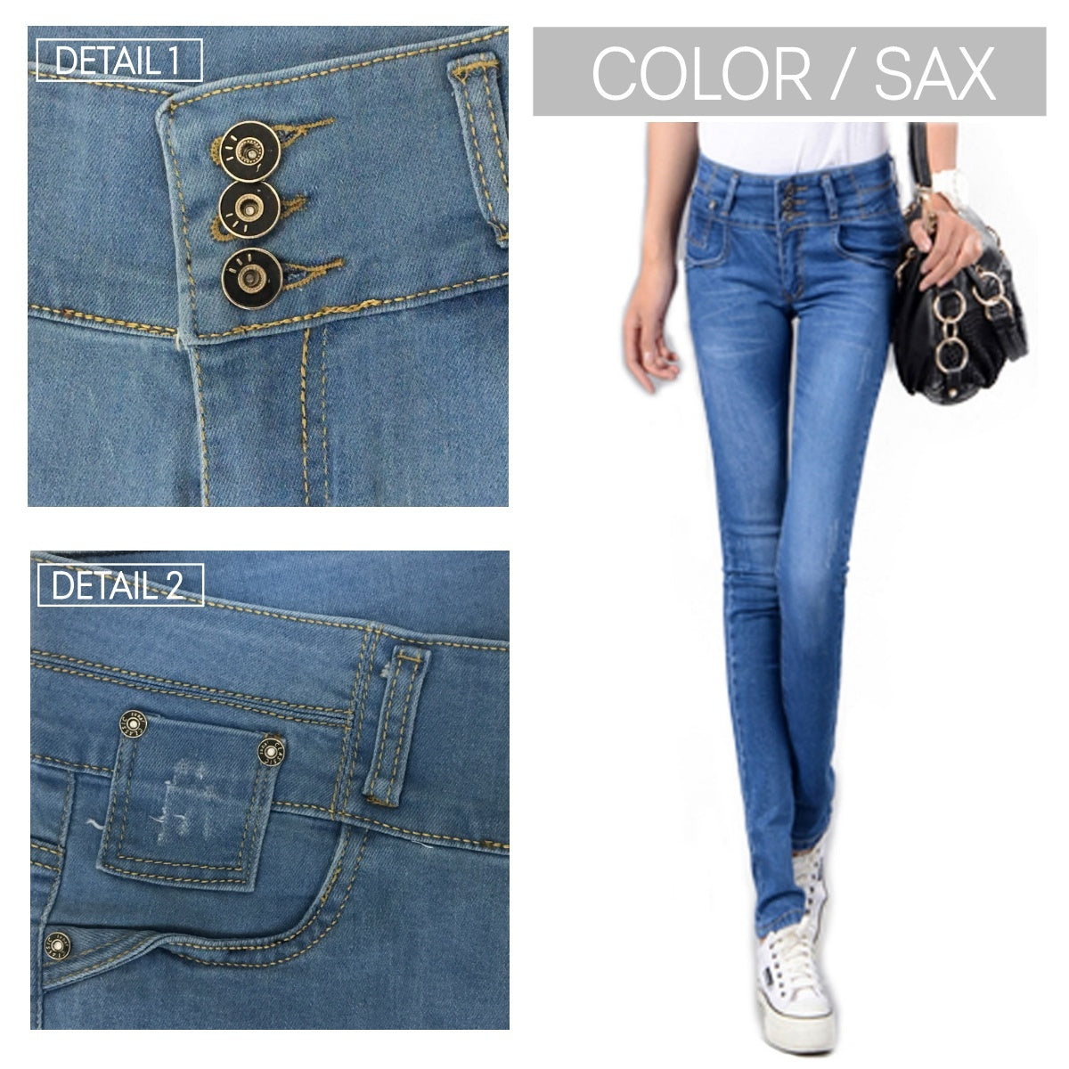 Pants/ハイウエストスキニージーンズ ST/No.28009