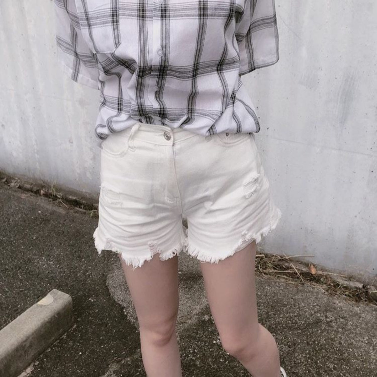 Pants/ダメージショートパンツ ST/No.27045