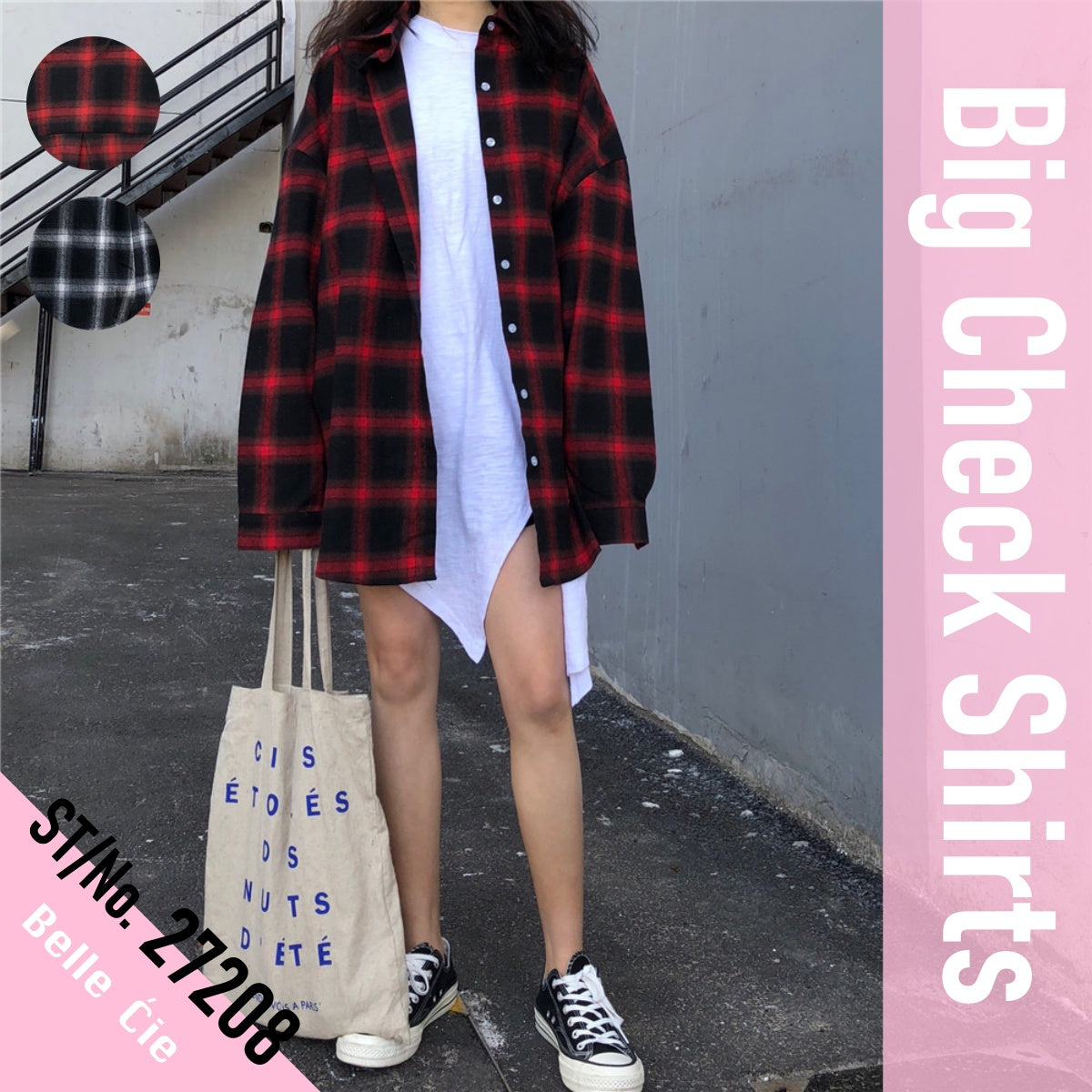 Shirts/ ビッグチェックシャツ ST/No.27208