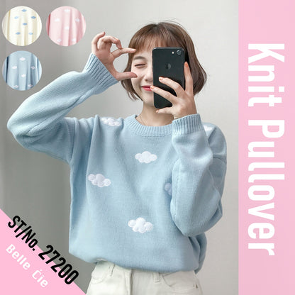Knit/ くもニットプルオーバー ST/No.27200