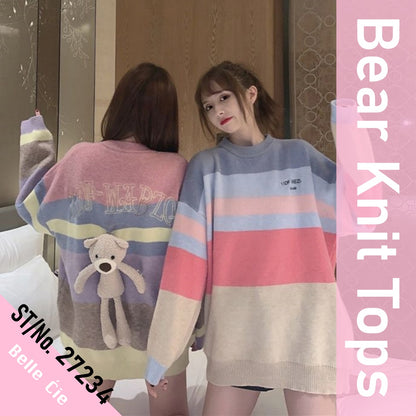 Knit / くまちゃんニットプルオーバー ST/No.27234